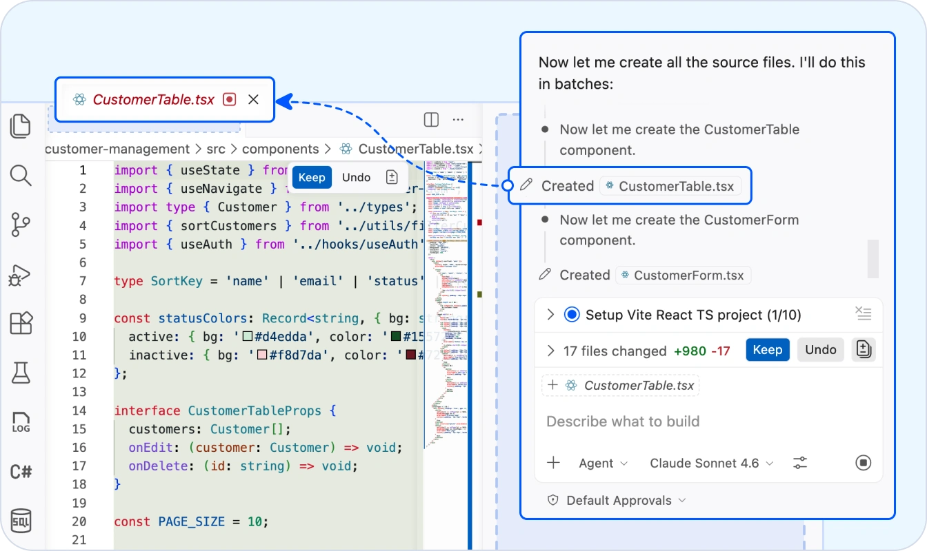 Controlled AI Code Generation