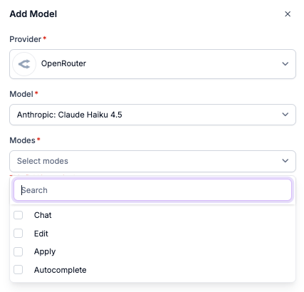 Add Model