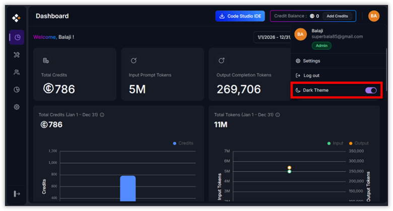 Dark Mode Support