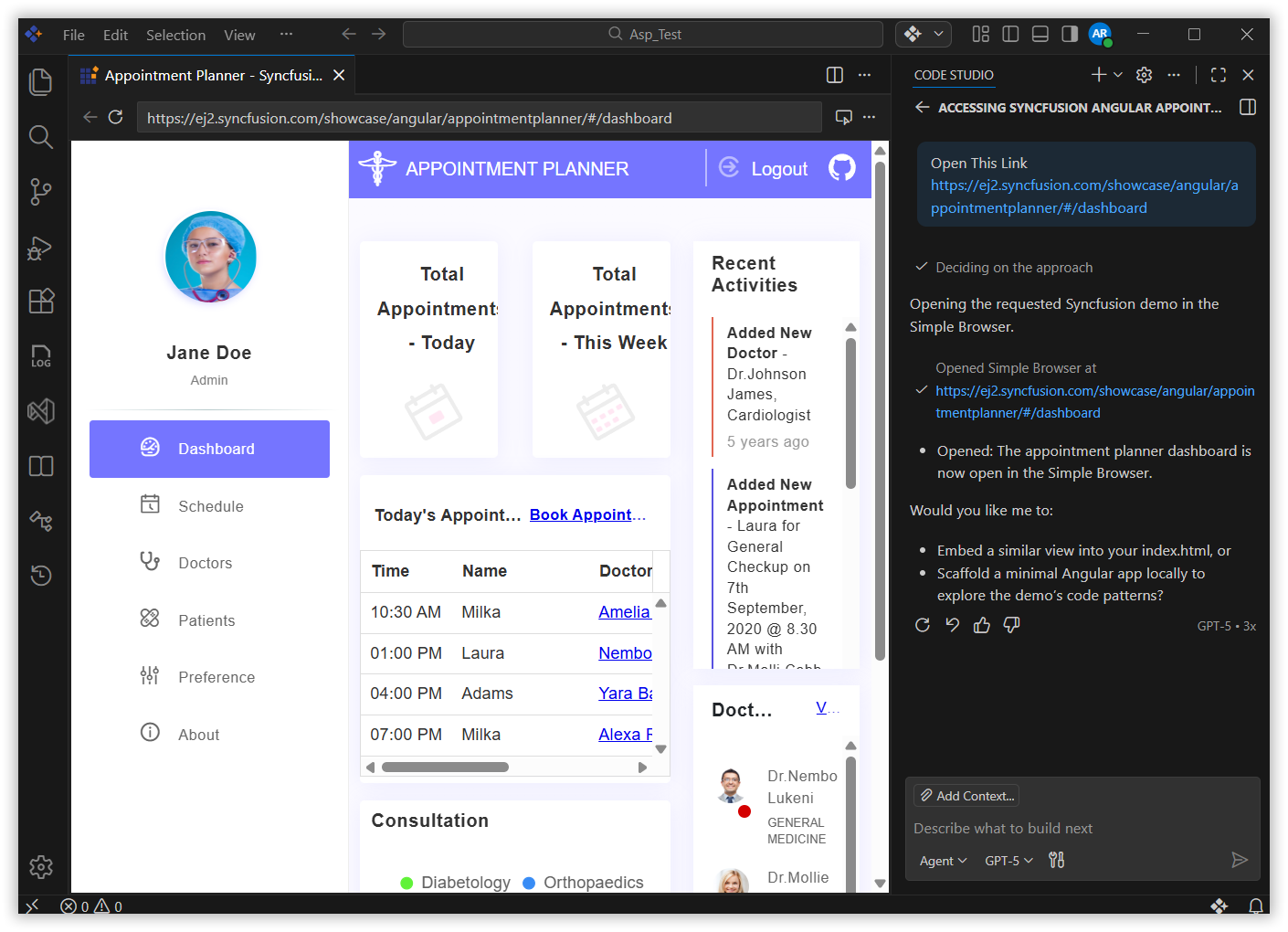 Integrated Browser