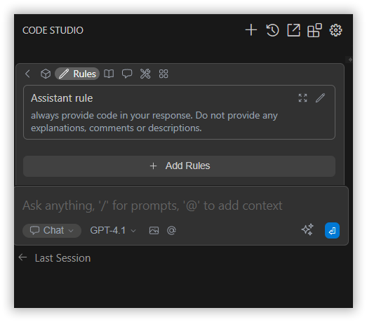 Custom Rules