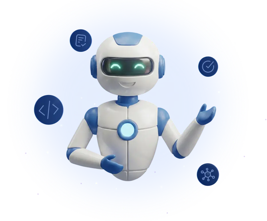 BoldCreate mascot celebrating a production-ready application